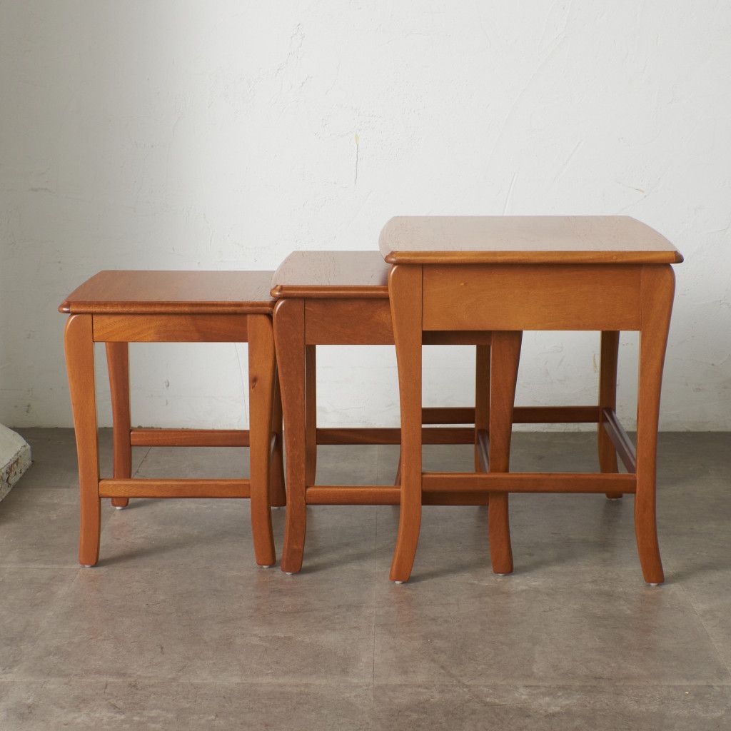 イギリス Sutcliffe ネストテーブル チーク ヴィンテージ ローテーブル