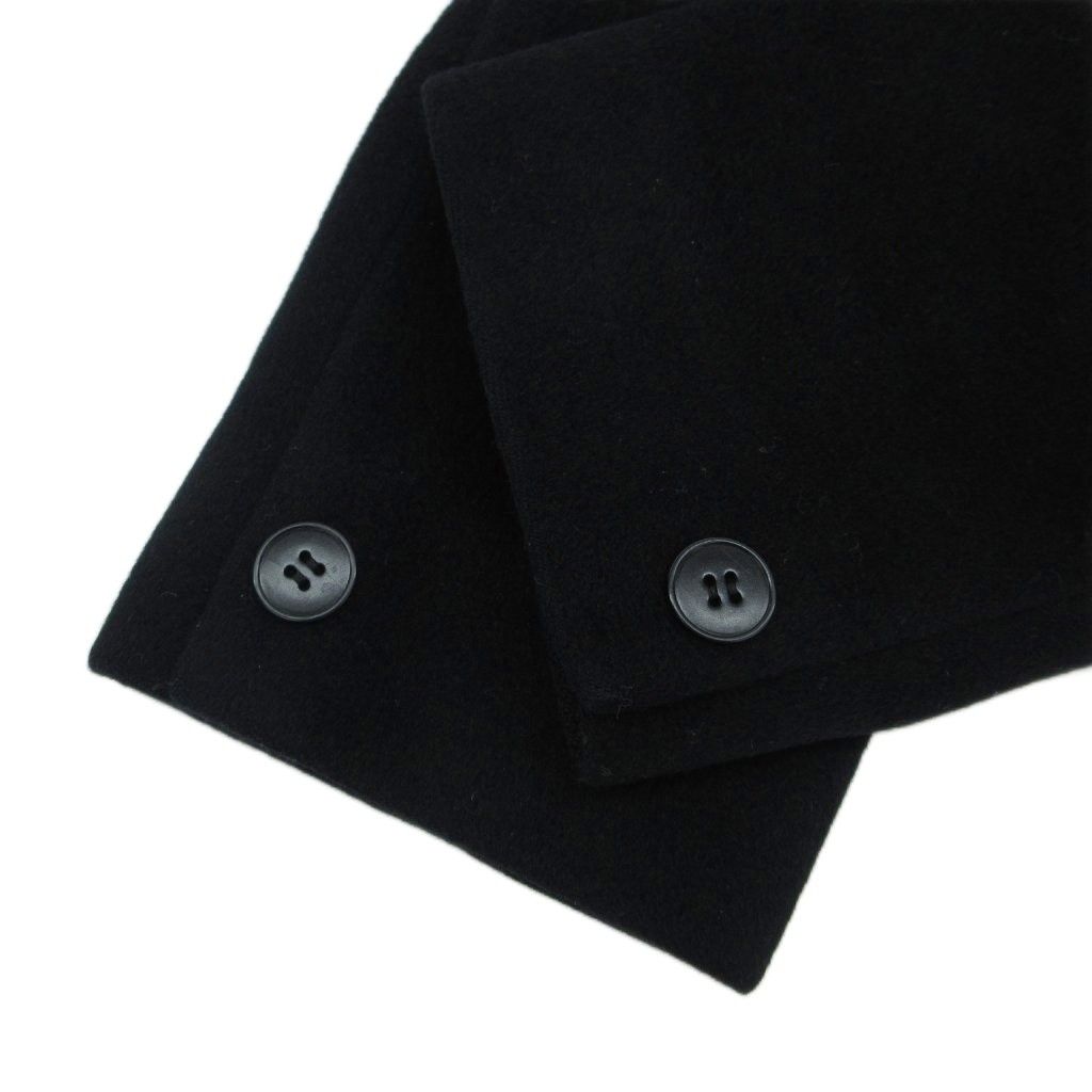 アニエスベー agnes b. チェスターコート アンゴラ 0 黒 ブラック