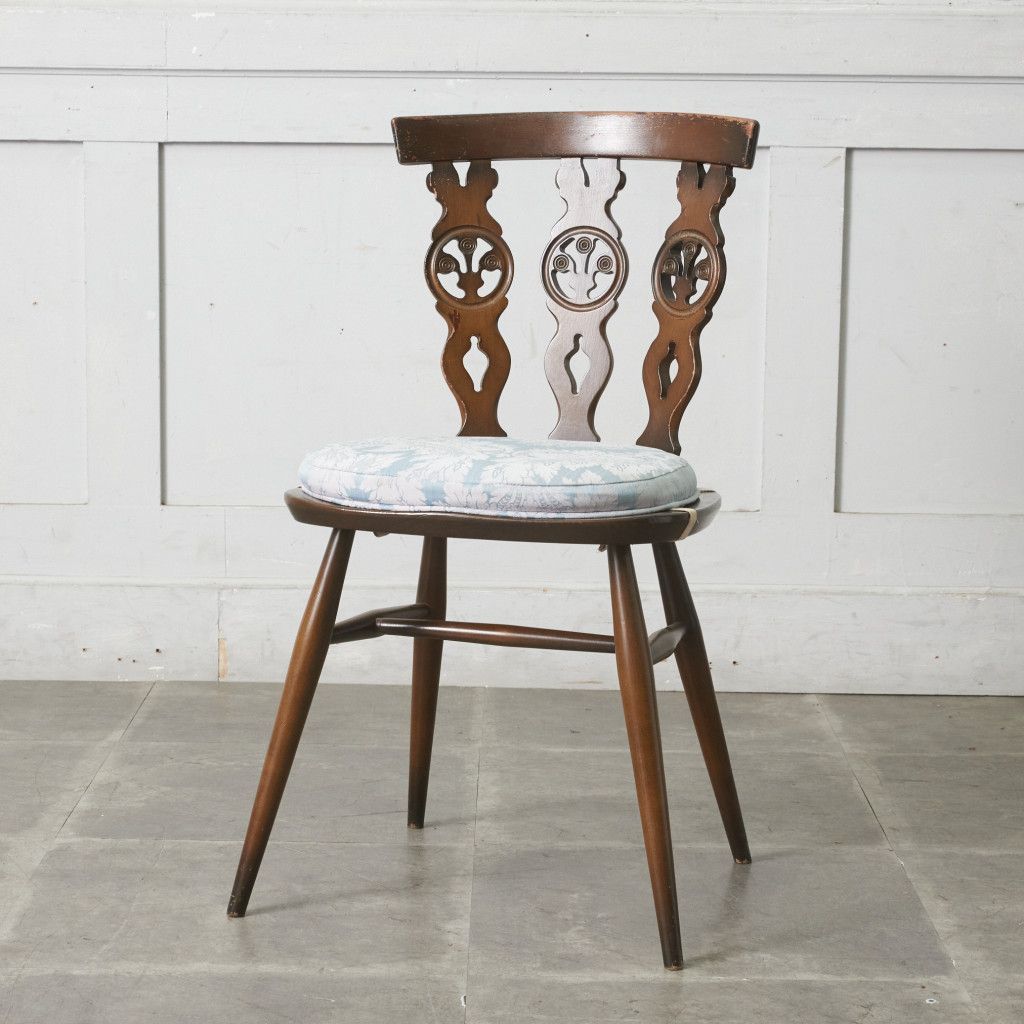 Ercol シスルバックチェア クッション エルム 英国 椅子 ヴィンテージ