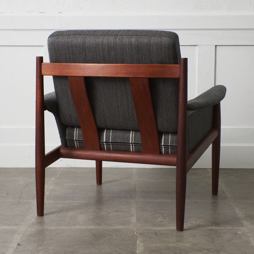 張替済 デンマーク France&Son グレーテ ヤルク 1人掛 ソファ チーク