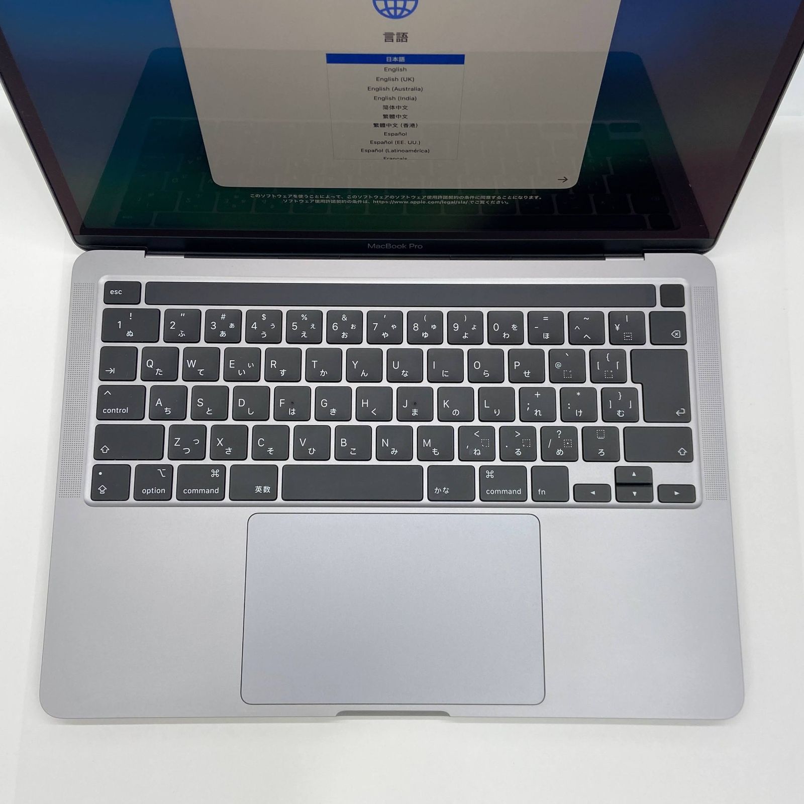 Apple MacBookPro 2020 13インチ i5 2GHz 16GB 512GB 充放電回数11回