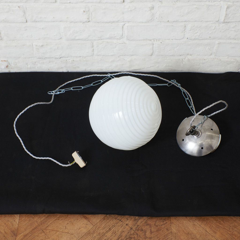 当時物ビンテージ品◾️ミッドセンチュリー 天井照明 ペンダントライト ヴィンテージ ガラス ペンダントライト 吊り照明 天井照明 ペンダント