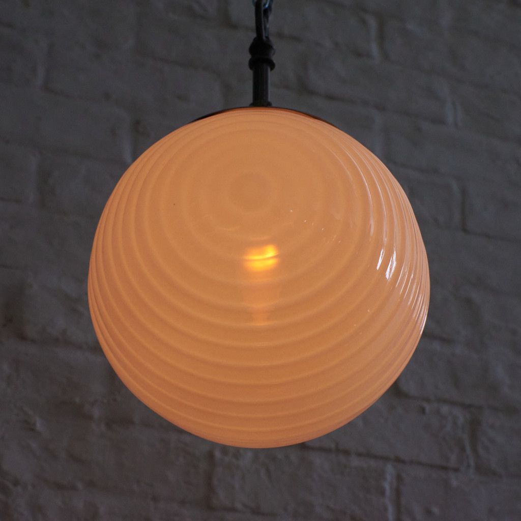 ヴィンテージ ガラス ペンダントライト 吊り照明 天井照明 ペンダント