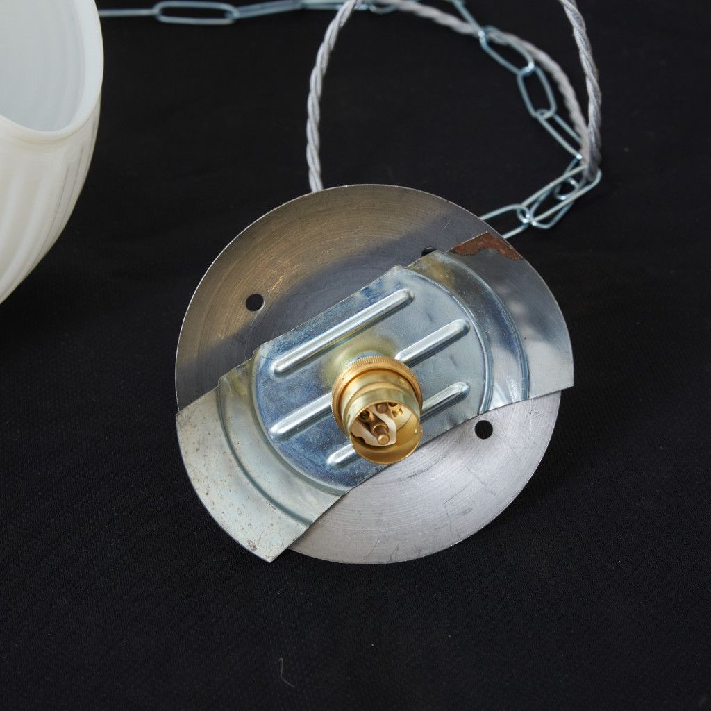 ヴィンテージ ガラス ペンダントライト 吊り照明 天井照明 ペンダント