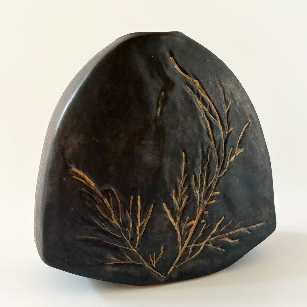 西ドイツ German Art Pottery ヴィンテージ フラワーベース Ruscha