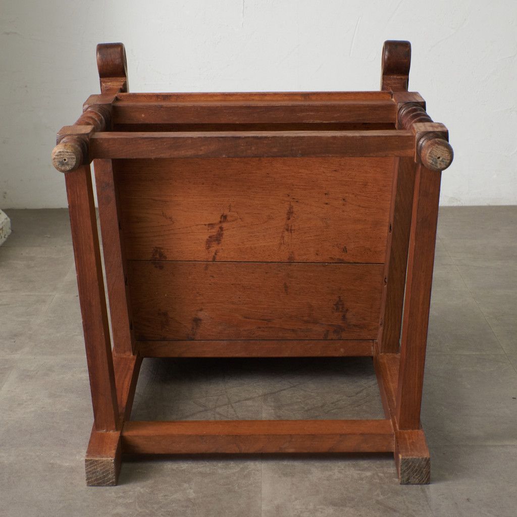 英国 アンティーク ブリティッシュオーク 無垢材 アームチェア