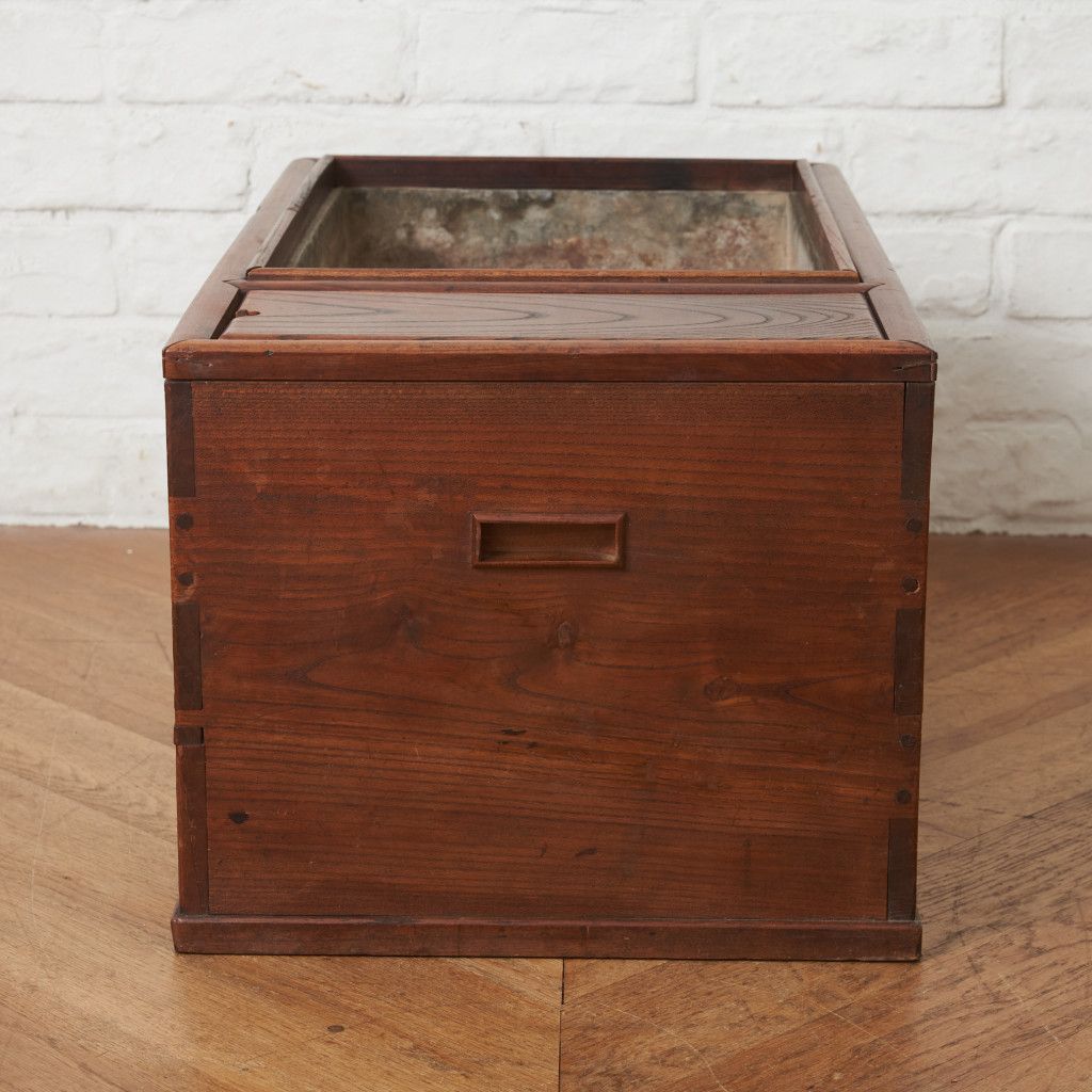 欅 関東長火鉢 囲炉裏 引出し付き 民芸 茶道具 火道具 古民家 座卓