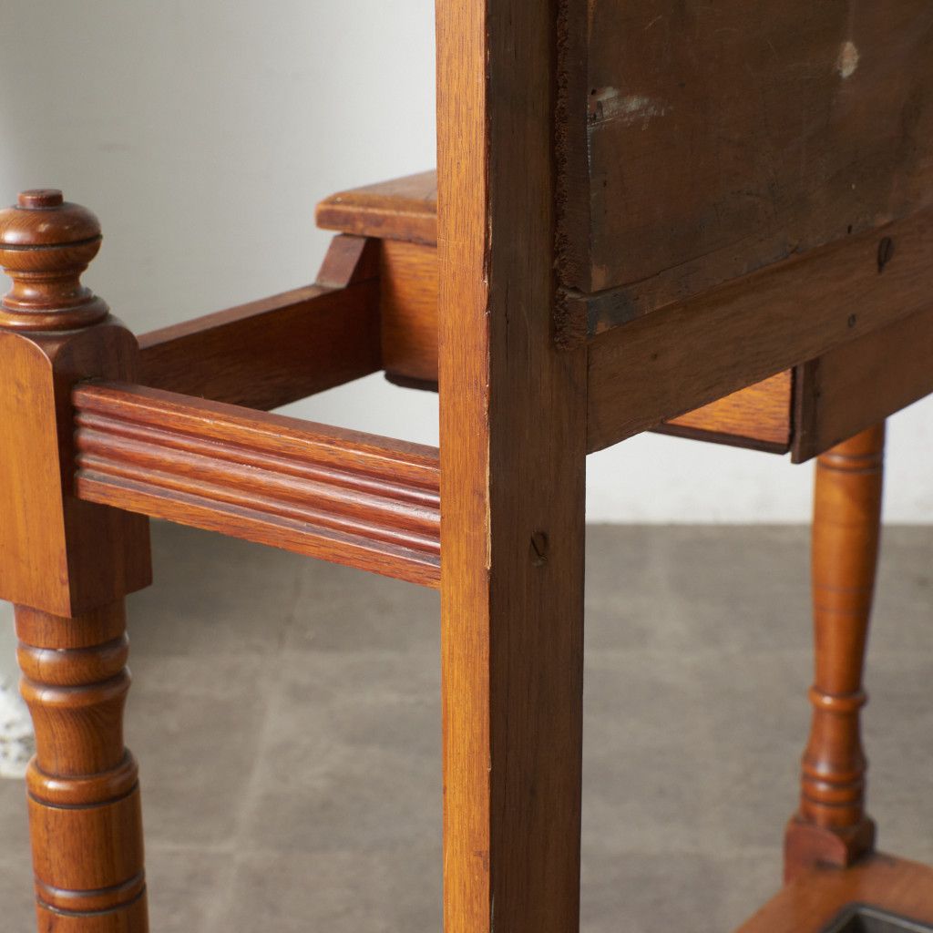 イギリス アンティーク アンブレラスタンド 木彫刻 傘立て 玄関 収納