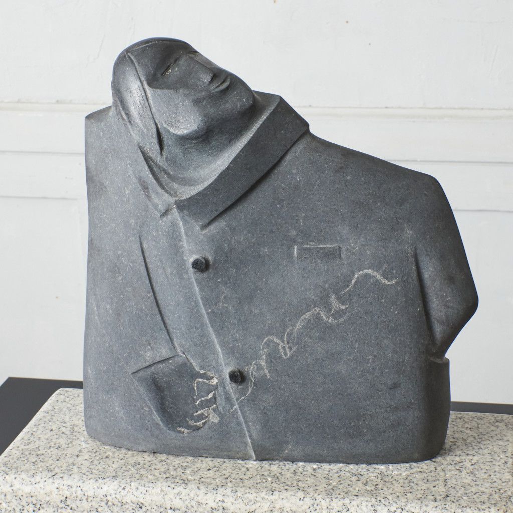 石材美術品置物 送料別売】作家物 石材 オブジェ 置物 モチーフ アート 作品 工芸品