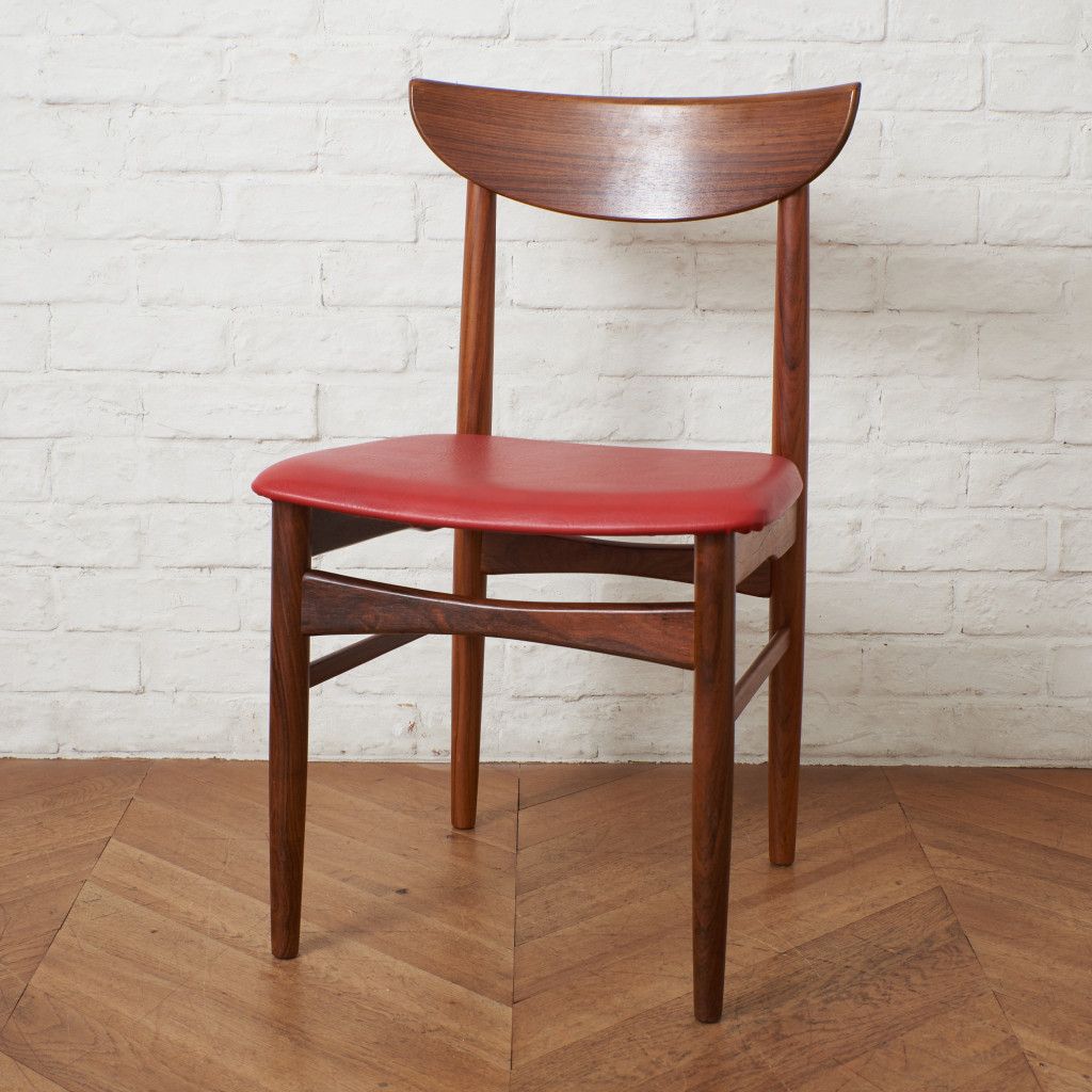 デンマーク Skovby ダイニングチェア 木製 ローズウッド 北欧