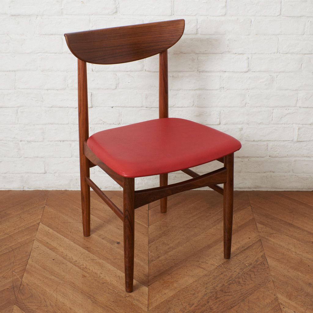 デンマーク Skovby ダイニングチェア 木製 ローズウッド 北欧