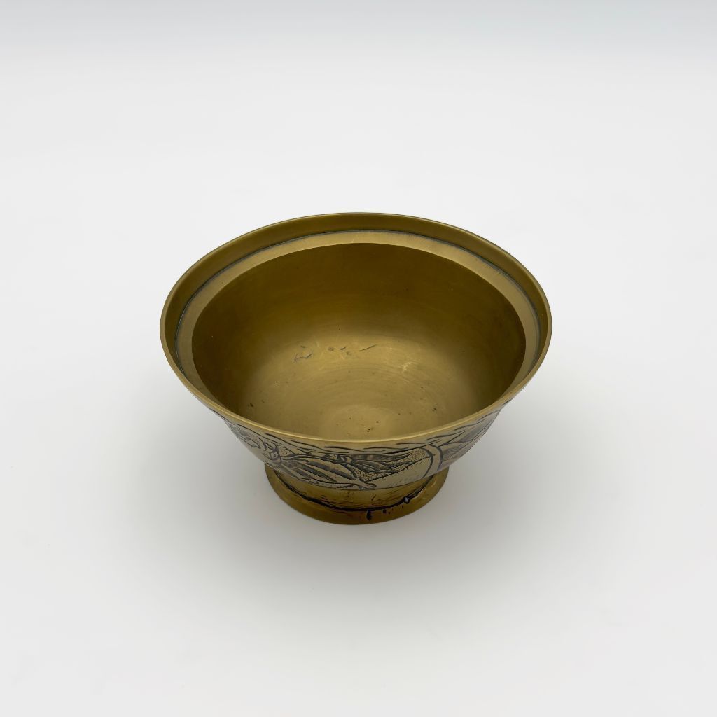 英国 真鍮 ボウル brass ケース 小物入れ 装飾 ディスプレイ 小物入れ