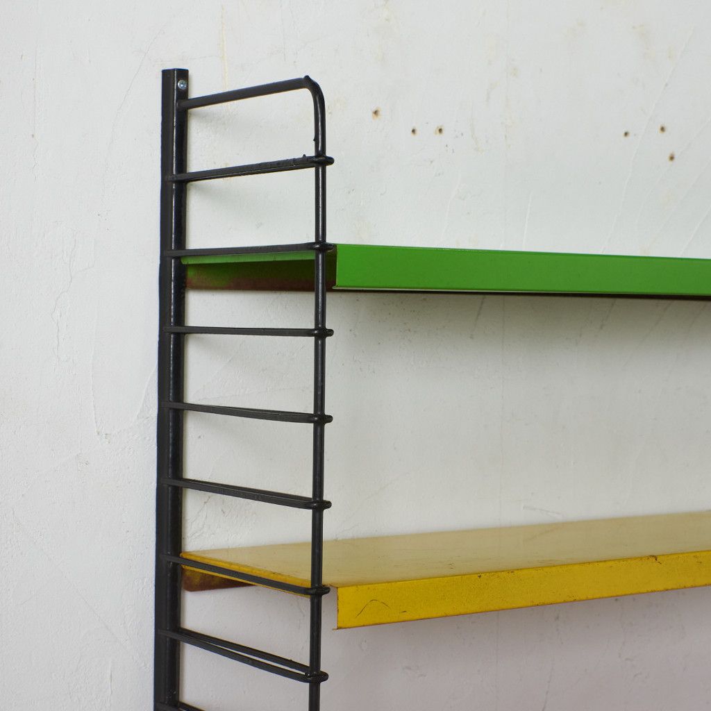 オランダ ヴィンテージ ウォールシェルフ 50s 60s ラダーラック ミッド