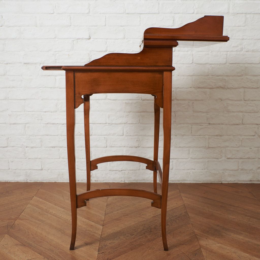 イタリア medea ドレッサー 一面鏡 ミラー 机 デスク マホガニー