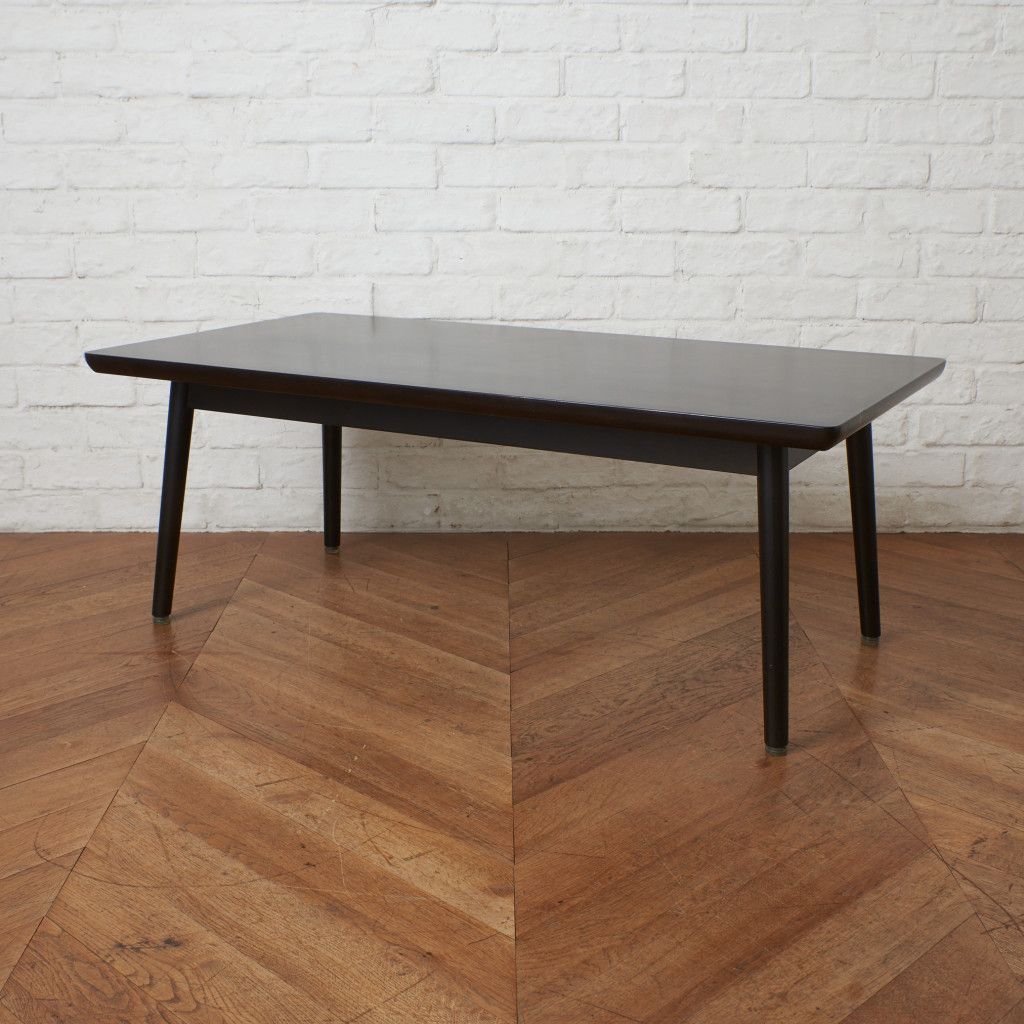 IDC 大塚家具 秋田木工 センターテーブル オーク ローテーブル 座卓