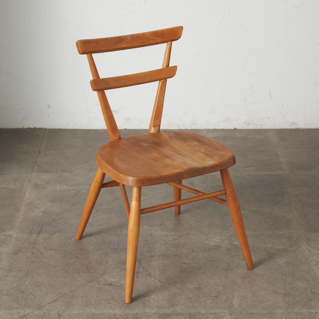 超レア ERCOL スタッキングチェア 英国 ヴィンテージ ダイニングチェア