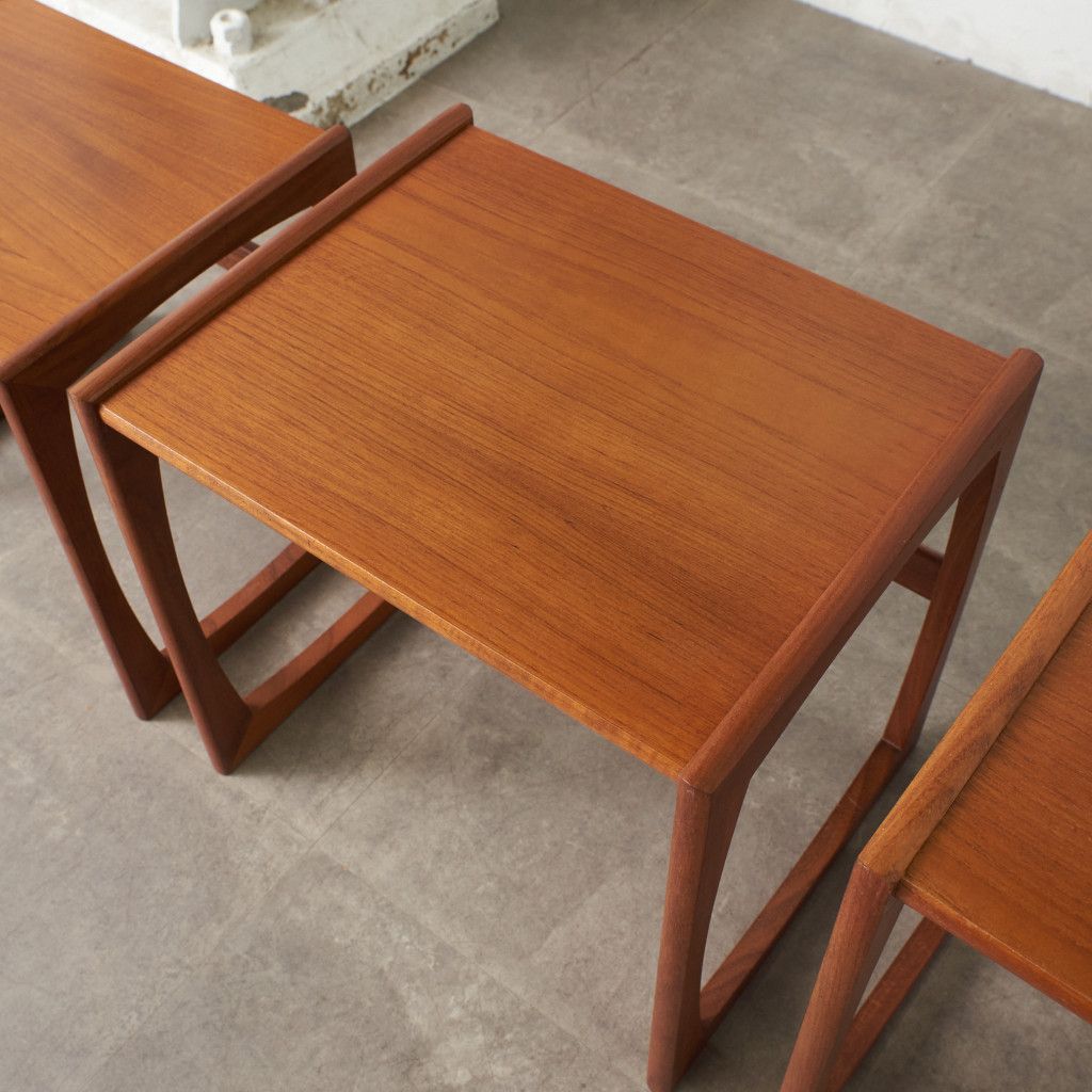 G-PLAN Quadrille ネストテーブル ヴィンテージ チーク 英国