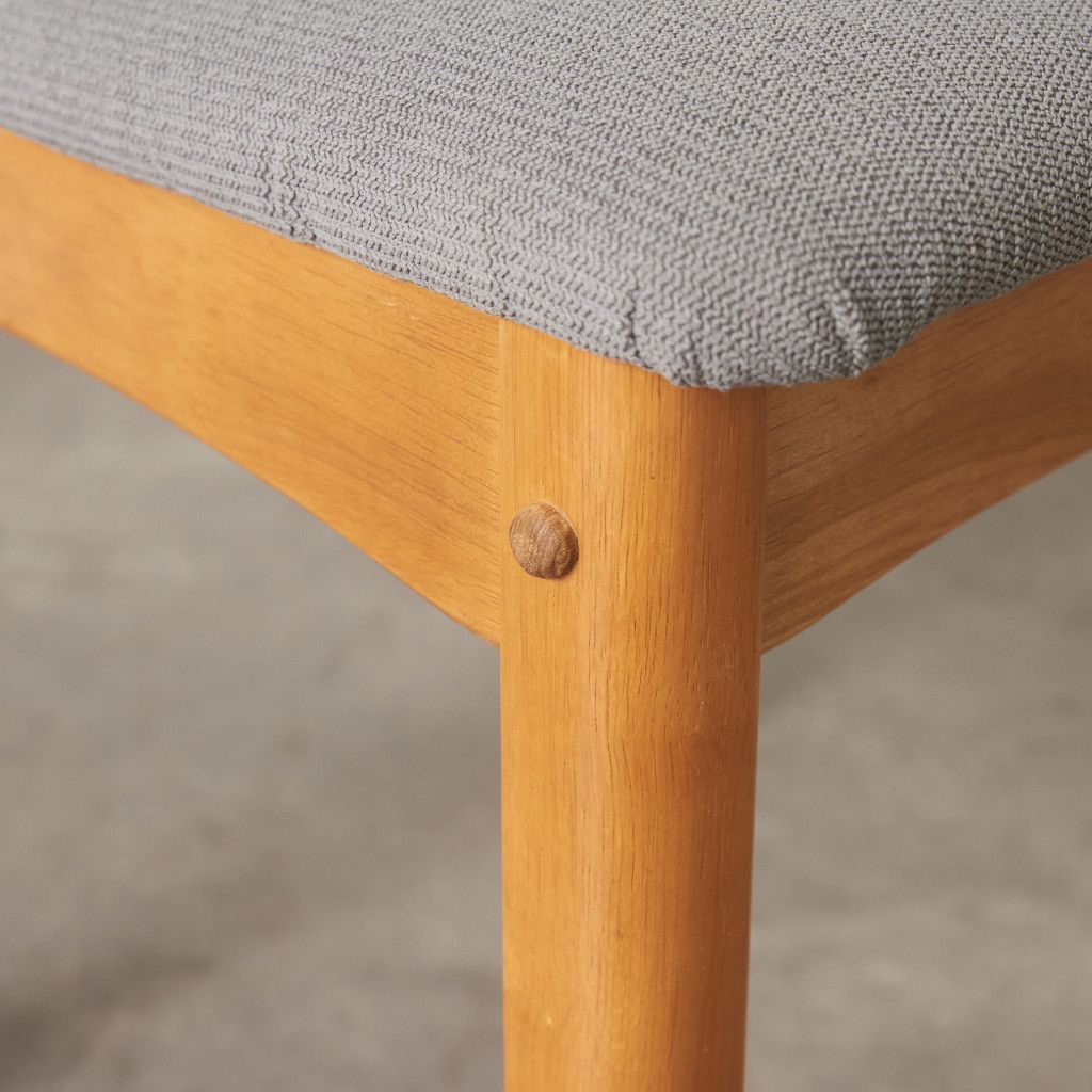 張替済 イギリス ヴィンテージ ダイニングチェア 木製 ビーチ 椅子