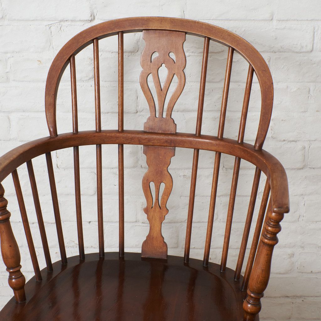 英国 アンティーク ウィンザーチェア アームチェア 無垢材 ダイニング