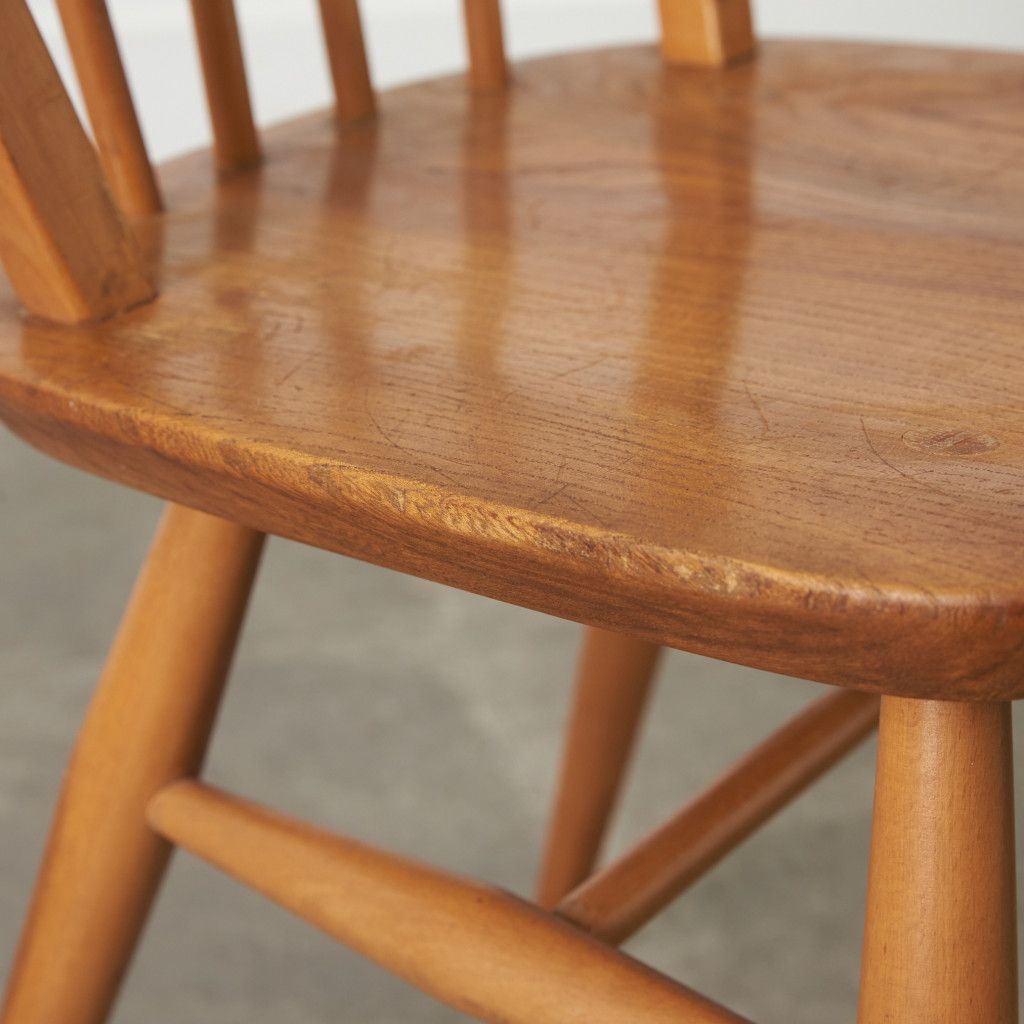 ercol フープバックチェア 4本 スポーク アーコール ダイニングチェア