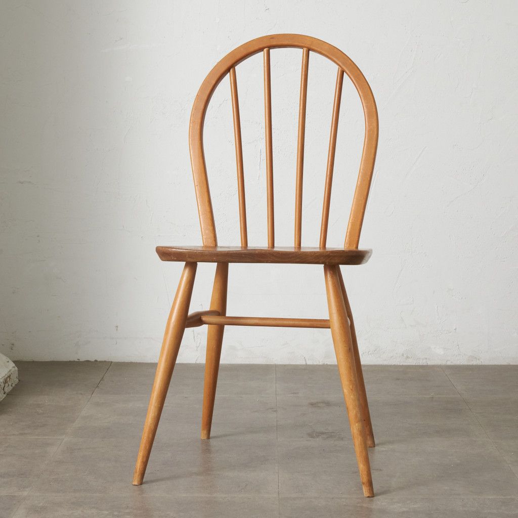 ercol フープバックチェア 4本 スポーク アーコール ダイニングチェア