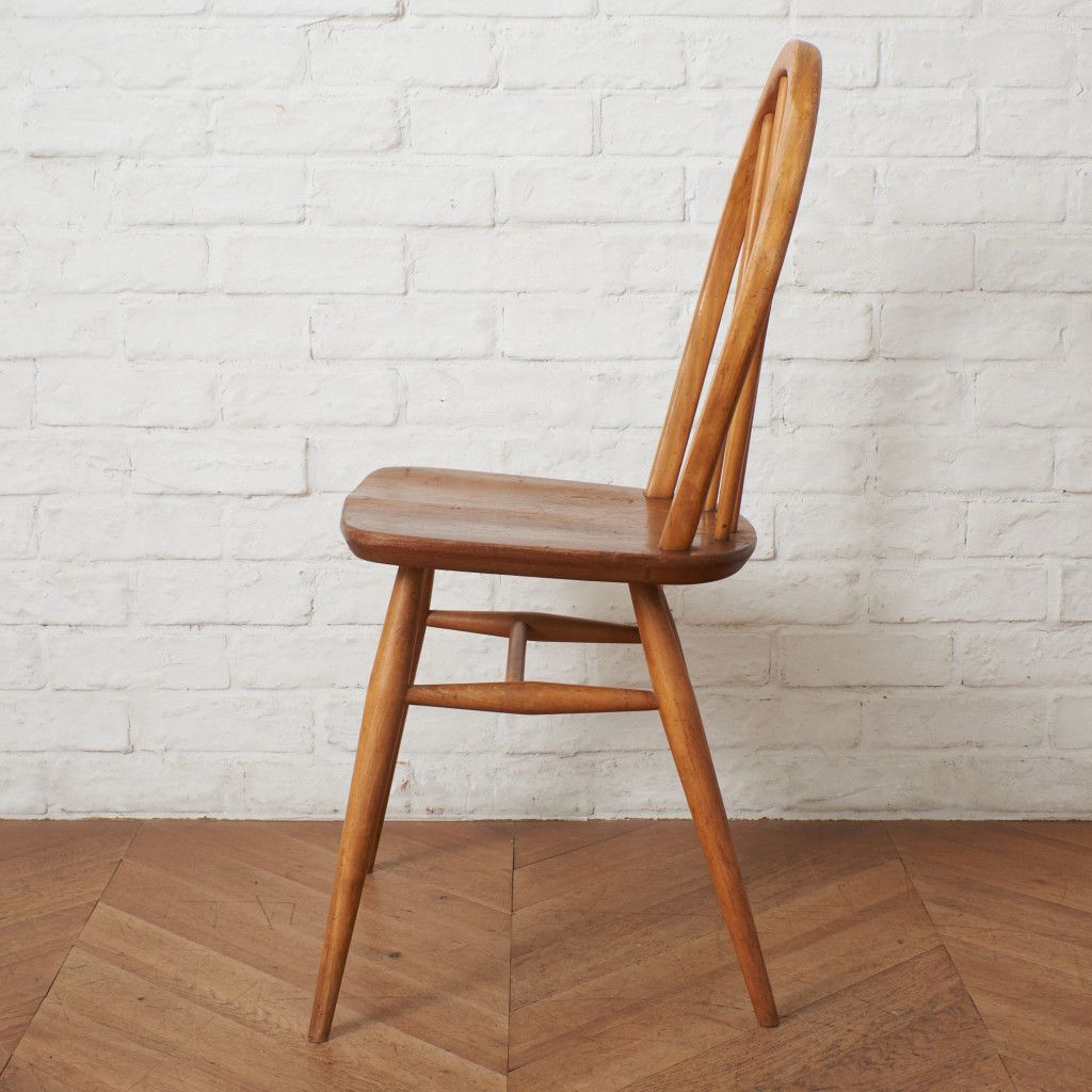 ercol フープバックチェア 4本 スポーク アーコール ダイニングチェア