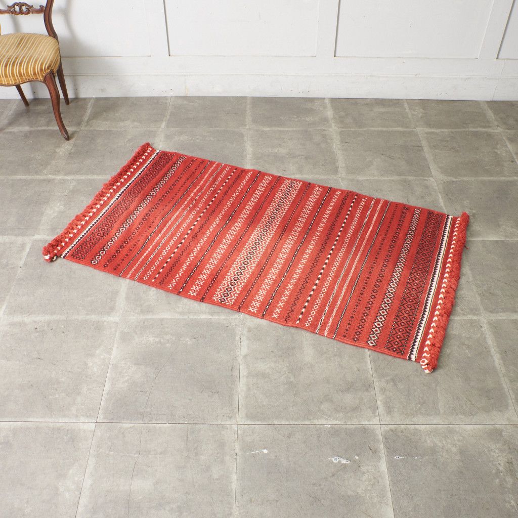 インド 手織り ラグ カーペット 絨毯 ハンドメイド キリム ウール