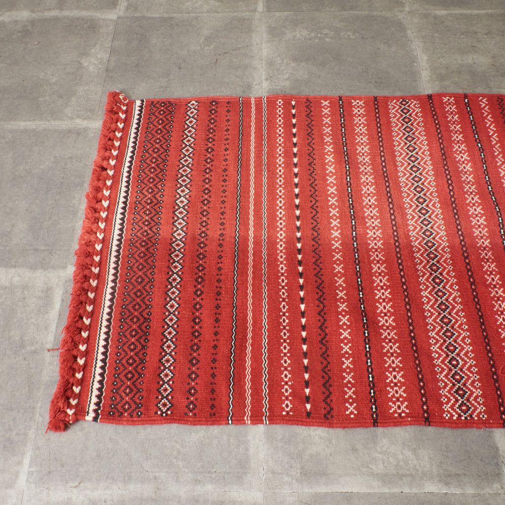 インド 手織り ラグ カーペット 絨毯 ハンドメイド キリム ウール