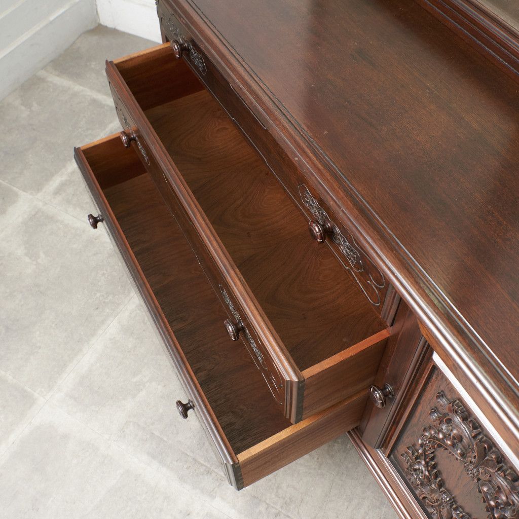 高橋工芸 Imperial ドレッサー ミラー オーク 化粧台 鏡 木製 チェスト