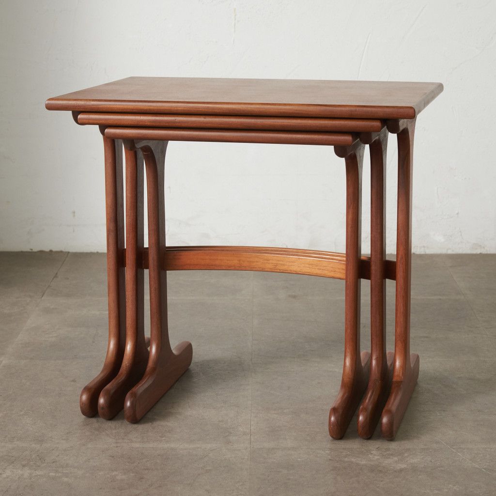 G-PLAN ネストテーブル チーク 英国 ヴィンテージ ジープラン ロー