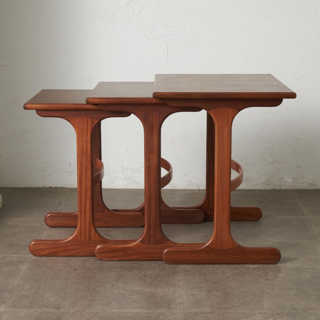 G-PLAN ネストテーブル チーク 英国 ヴィンテージ ジープラン ロー