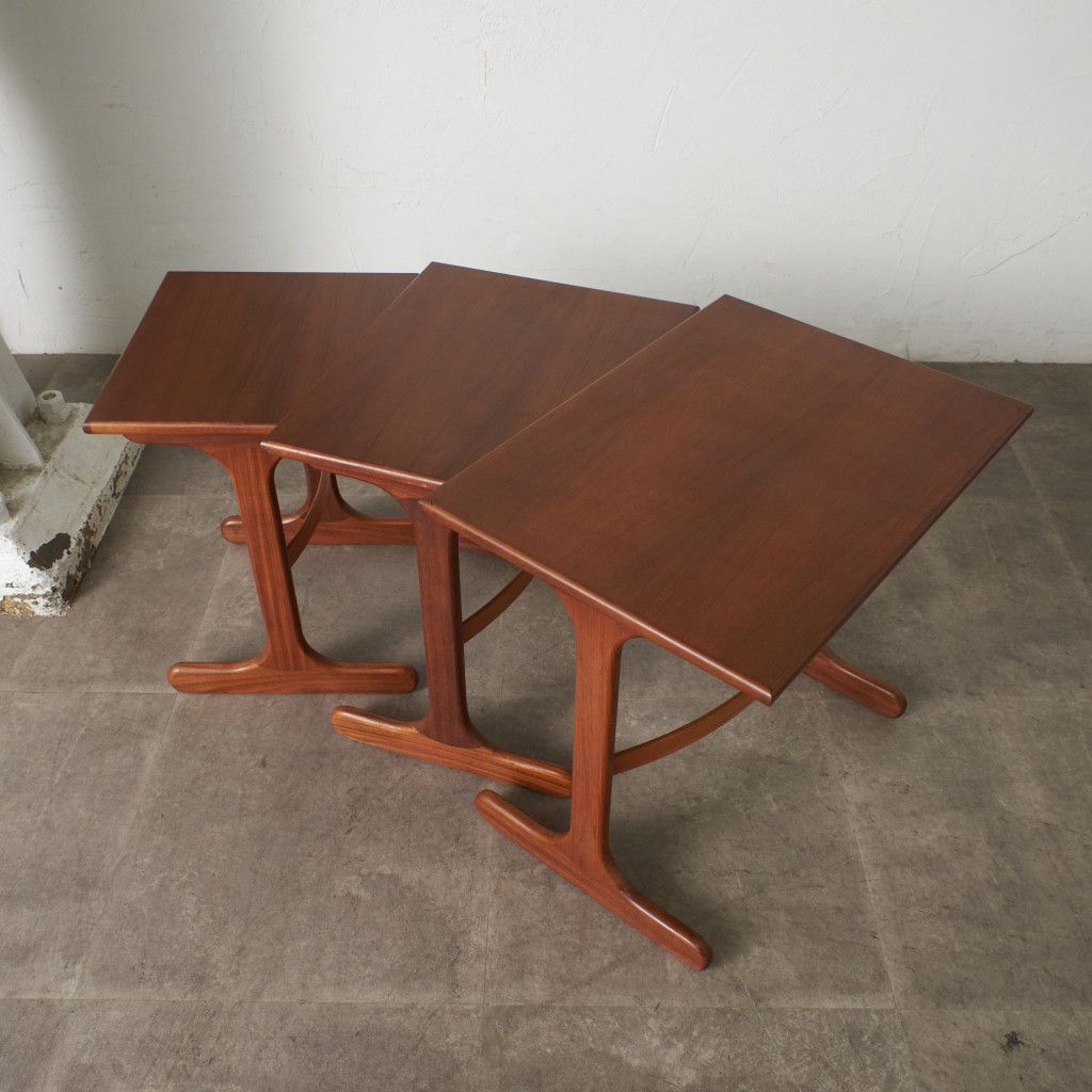 G-PLAN ネストテーブル チーク 英国 ヴィンテージ ジープラン ロー