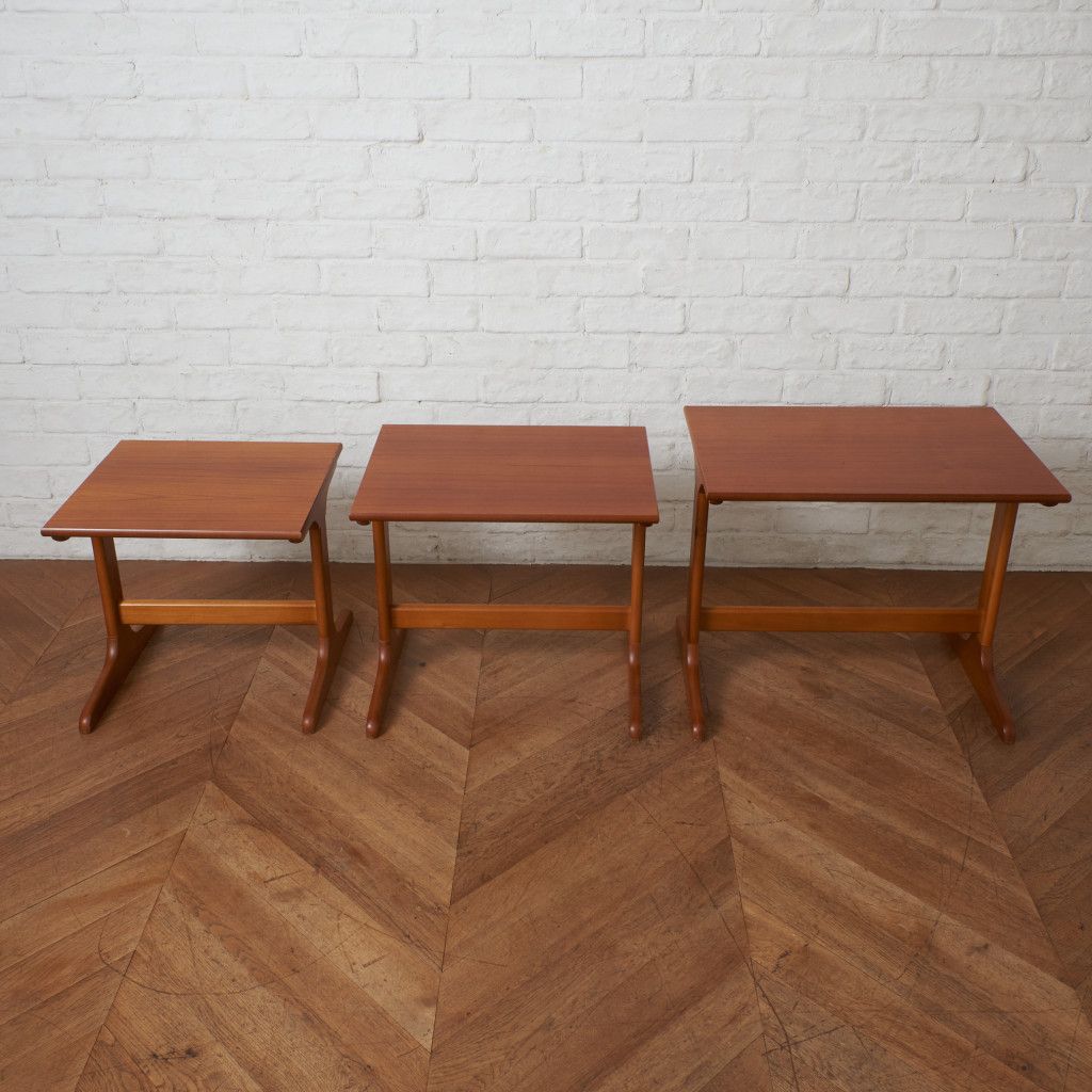 イギリス ヴィンテージ ネストテーブル 北欧 スタイル サイドテーブル