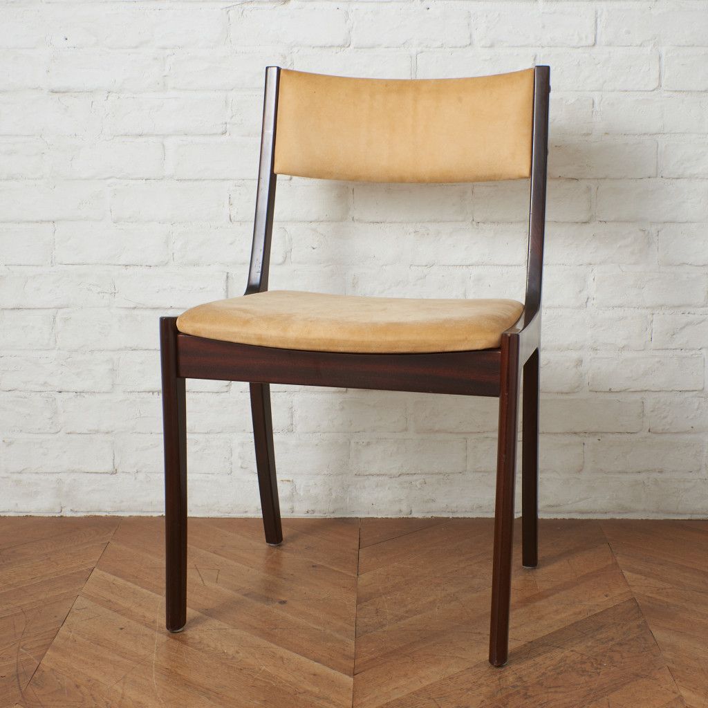 北欧 ヴィンテージ デンマーク製 K. Hoffer Larsen チェア　④ デンマーク K. Hoffer Larsen ダイニングチェア 北欧 ヴィンテージ