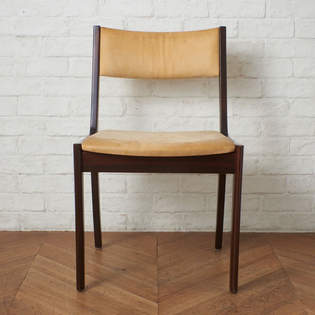 北欧 ヴィンテージ デンマーク製 K. Hoffer Larsen チェア　④ デンマーク K. Hoffer Larsen ダイニングチェア 北欧 ヴィンテージ
