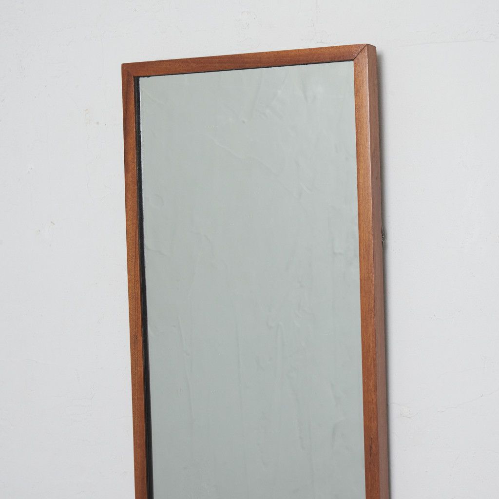 イギリス ヴィンテージ ウォールミラー 木製 シンプル 北欧 スタイル