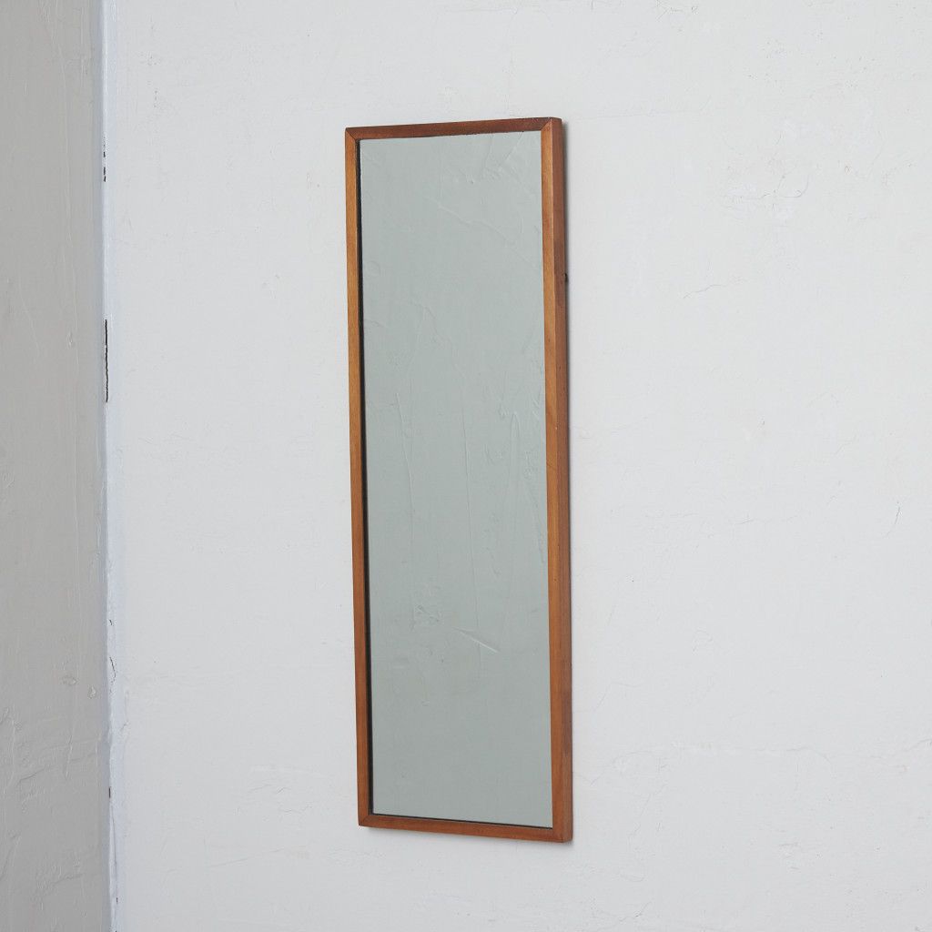 イギリス ヴィンテージ ウォールミラー 木製 シンプル 北欧 スタイル