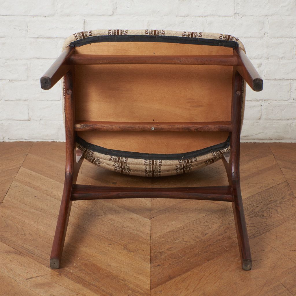 デンマーク 製 ダイニングチェア 北欧 ヴィンテージ ローズウッド 食卓