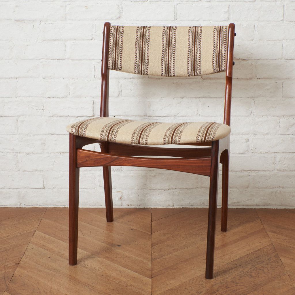 デンマーク 製 ダイニングチェア 北欧 ヴィンテージ ローズウッド 食卓