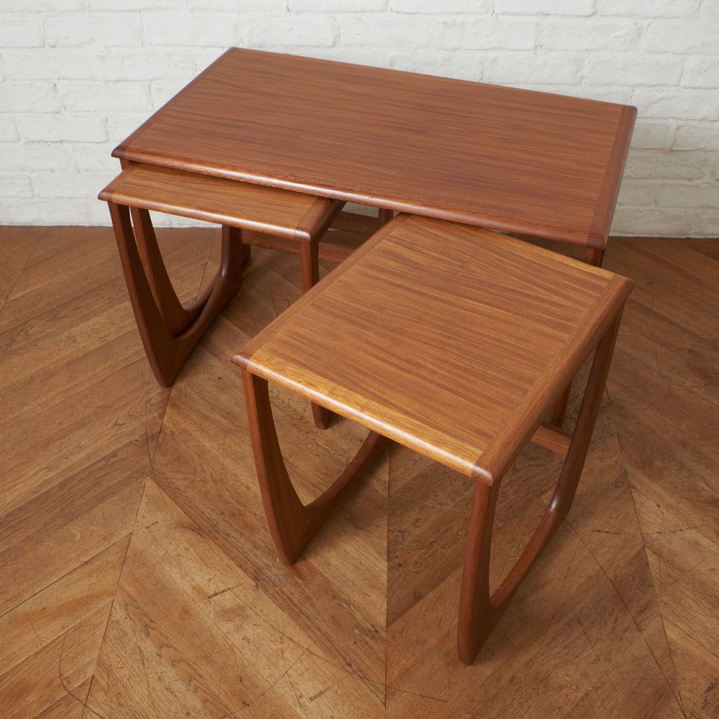 SUNELM ネスト コーヒーテーブル チーク 英国 ヴィンテージ 北欧