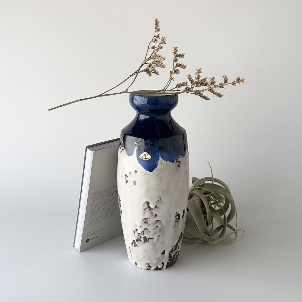 西ドイツ Fat lava ヴィンテージ フラワーベース U Keramik 花器 陶器