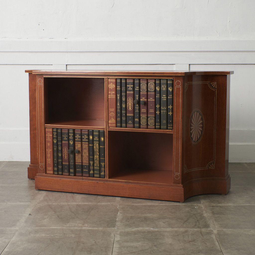 クラシック サイドボード ブック モチーフ 象嵌 コンソール