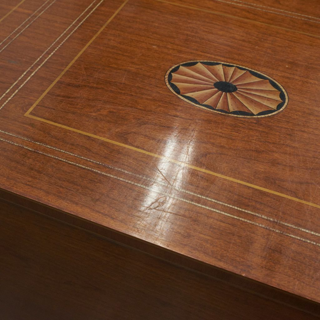 クラシック サイドボード ブック モチーフ 象嵌 コンソール