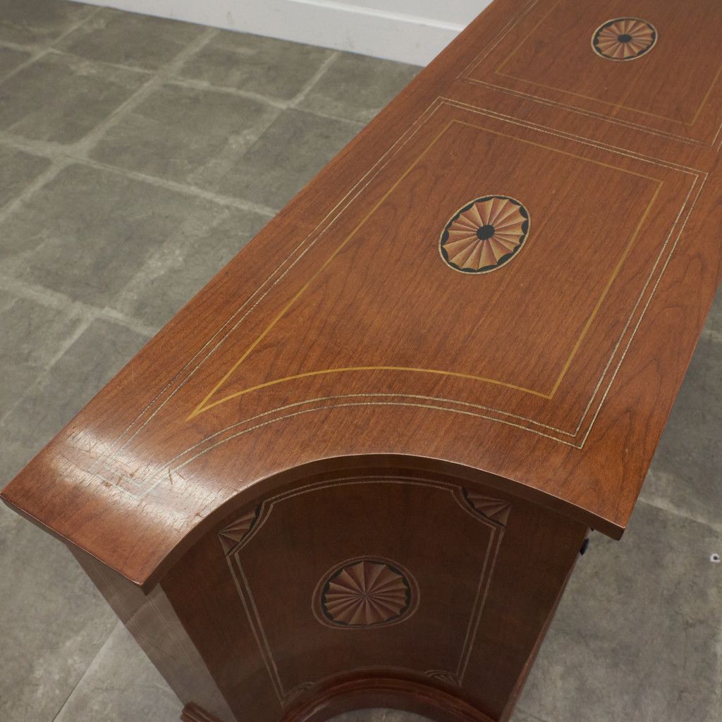 クラシック サイドボード ブック モチーフ 象嵌 コンソール