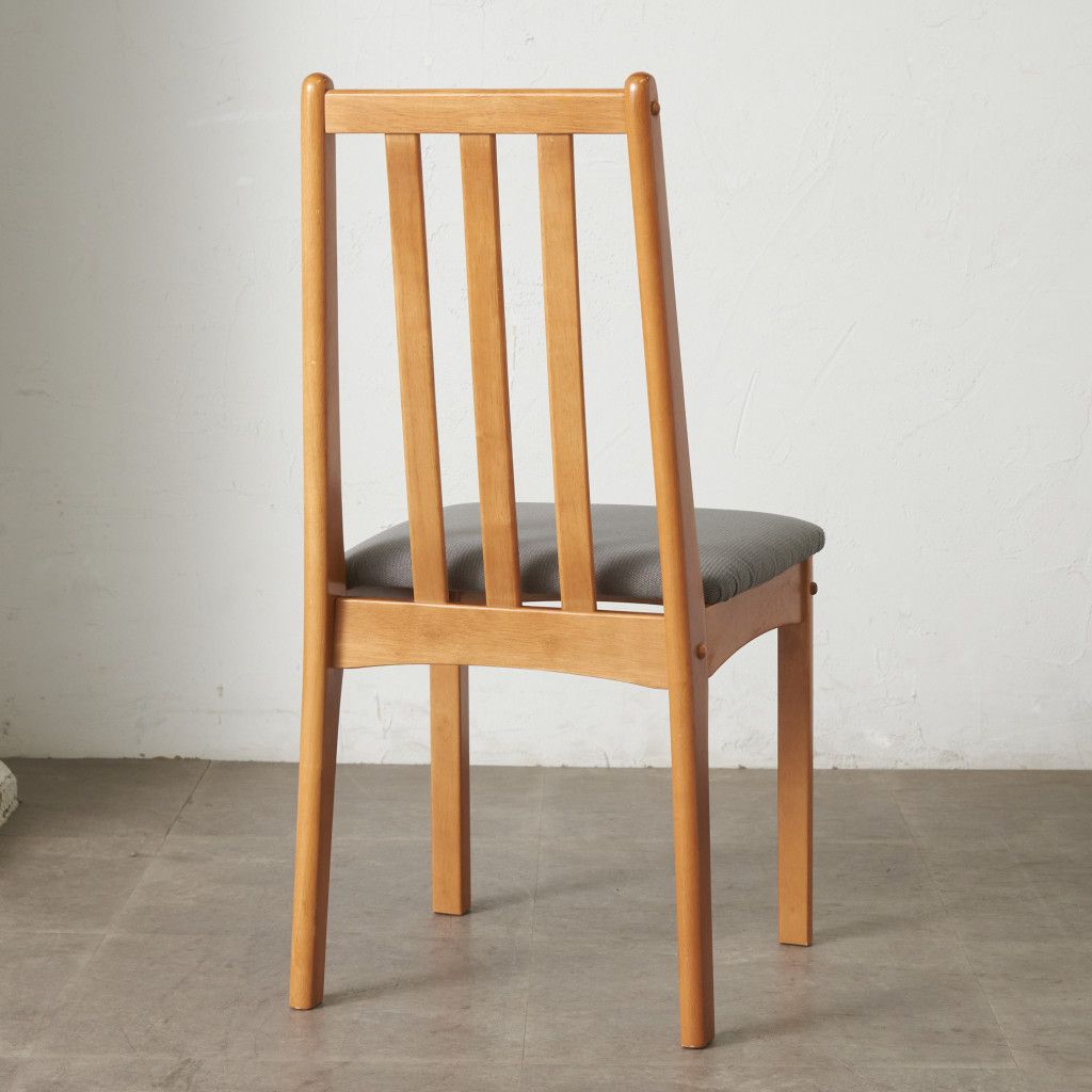 張替済 イギリス ヴィンテージ ダイニングチェア 木製 ビーチ 椅子