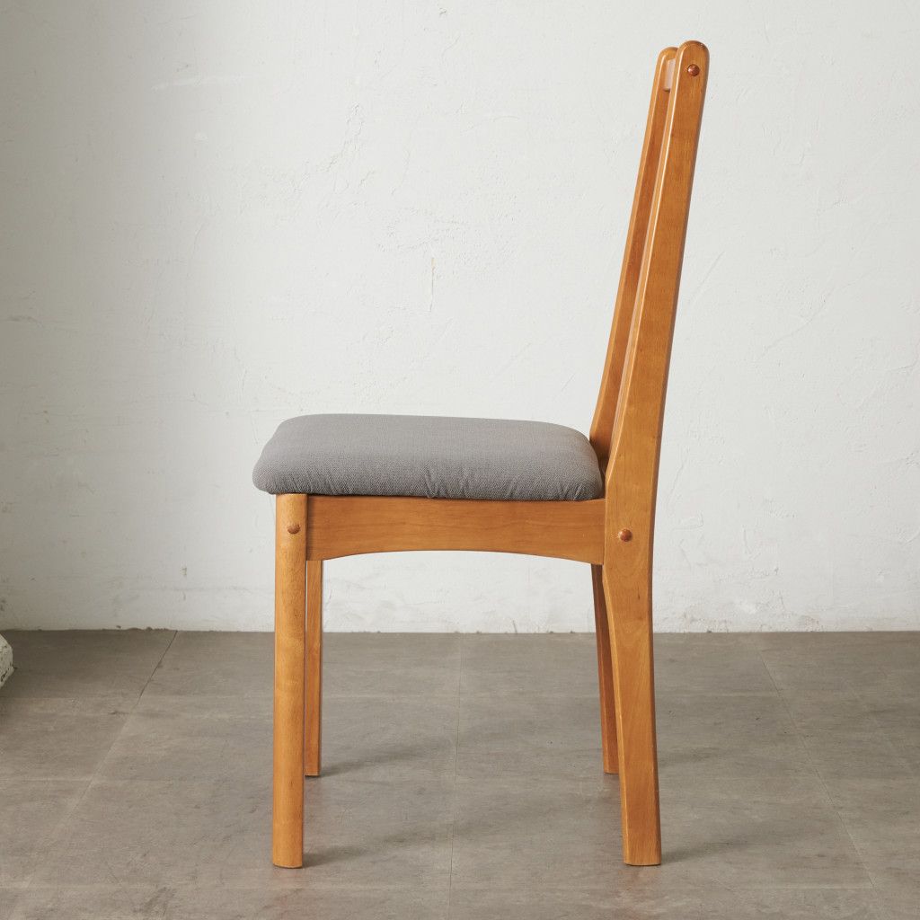 張替済 イギリス ヴィンテージ ダイニングチェア 木製 ビーチ 椅子