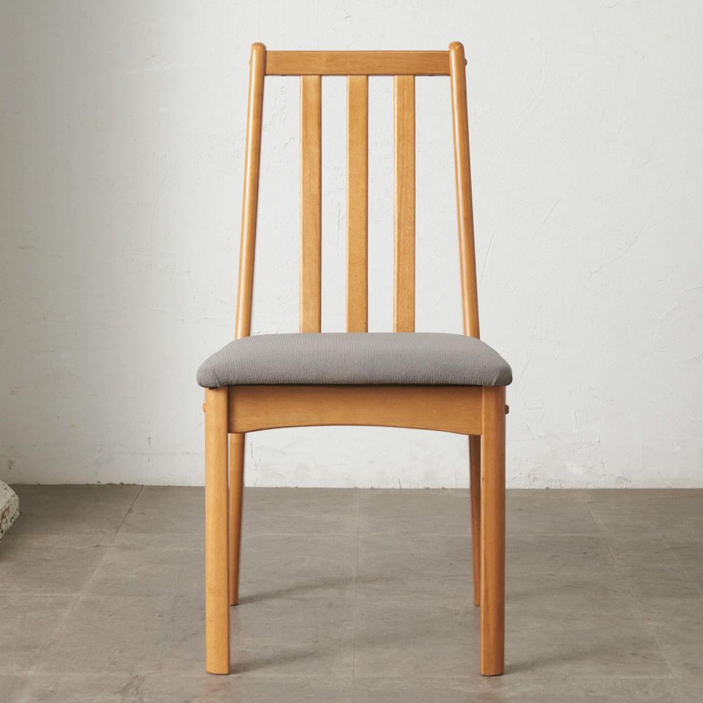 ヴィンテージ　ダイニングチェア　イギリス　木製チェア 張替済 イギリス ヴィンテージ ダイニングチェア 木製 ビーチ 椅子