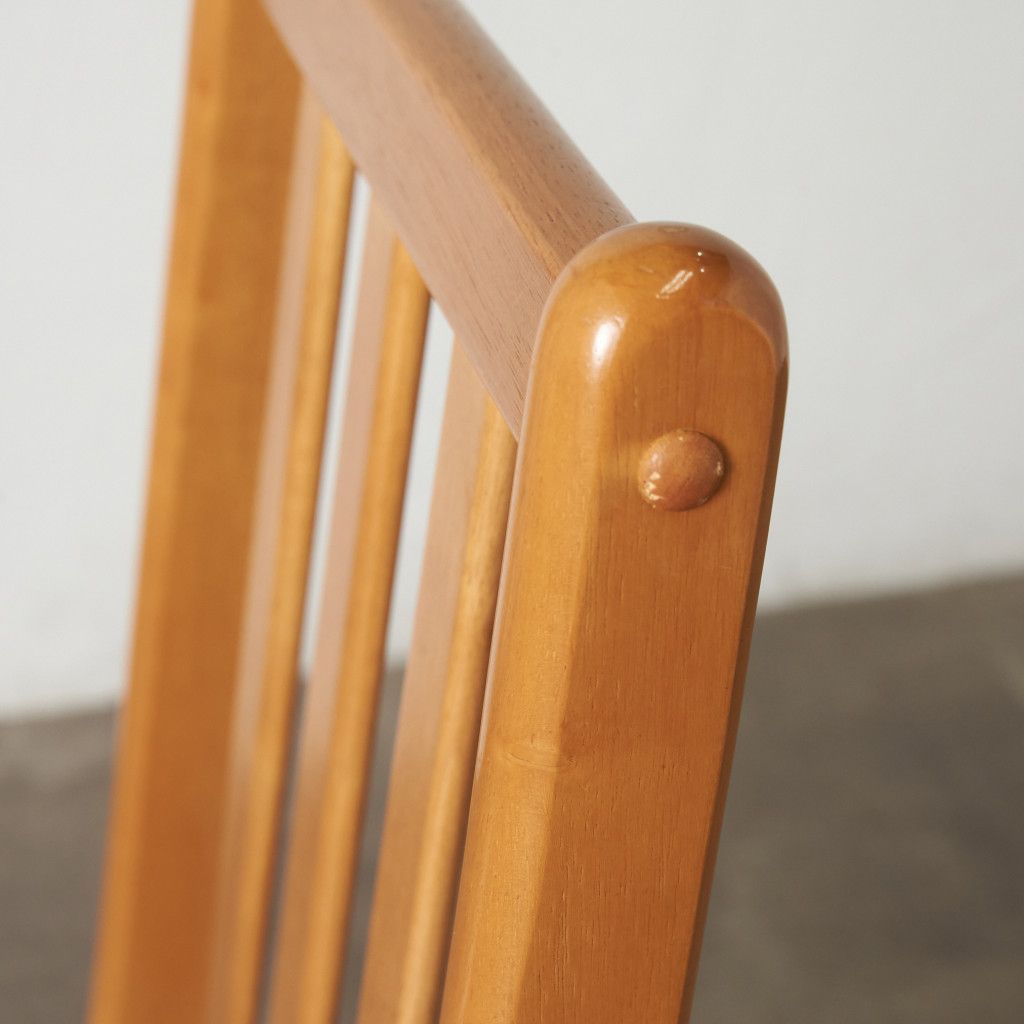 張替済 イギリス ヴィンテージ ダイニングチェア 木製 ビーチ 椅子