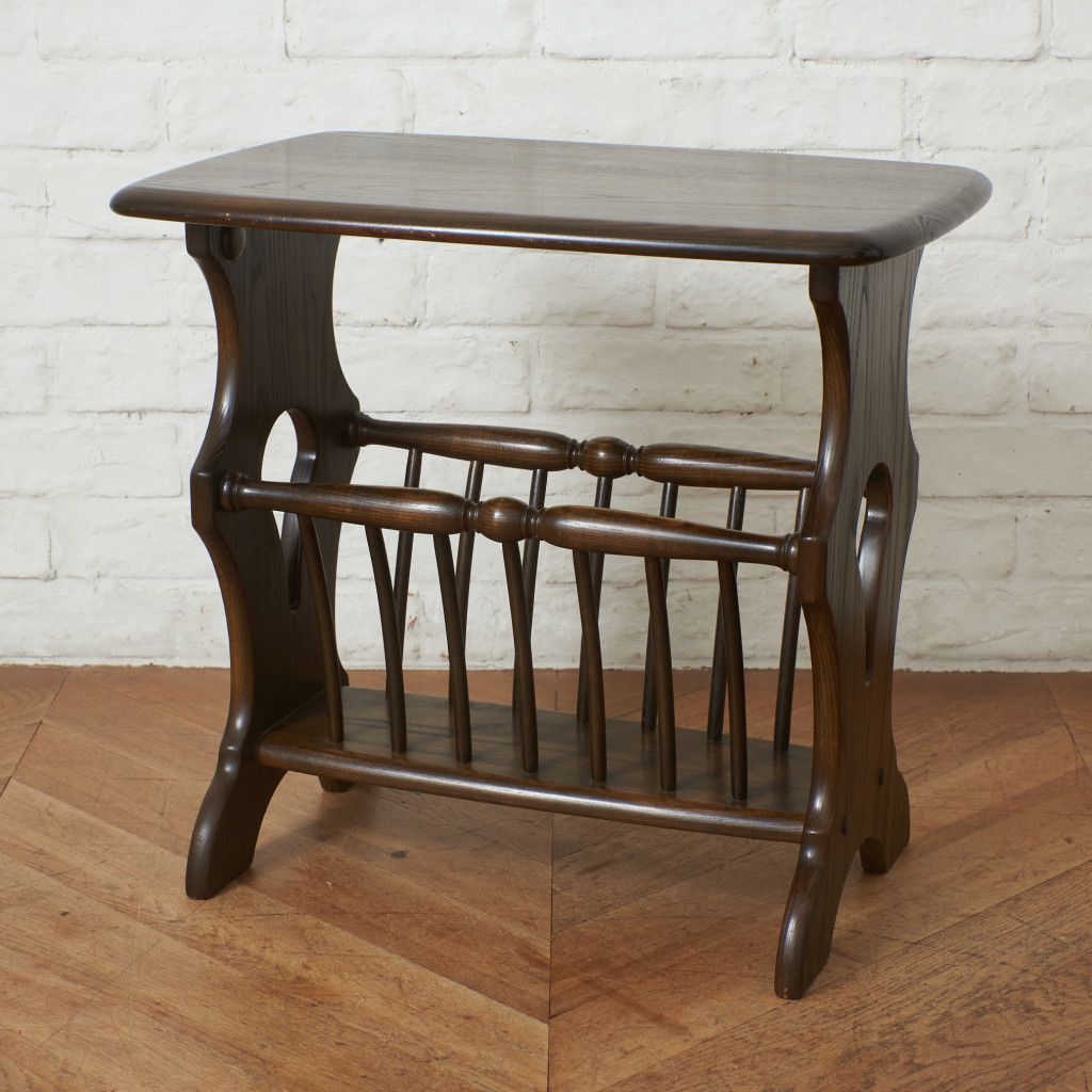 レア ercol Chaucer マガジンラック サイドテーブル 英国 ヴィンテージ