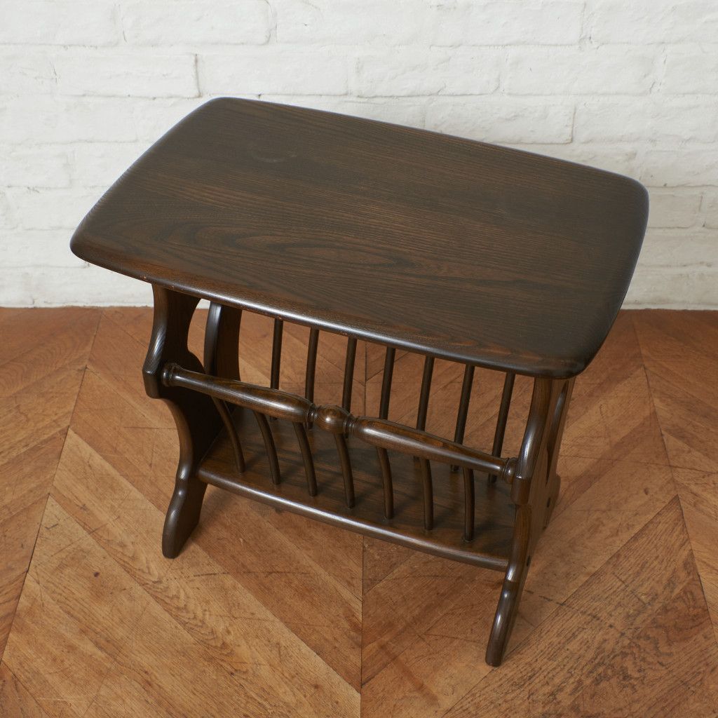 レア ercol Chaucer マガジンラック サイドテーブル 英国 ヴィンテージ